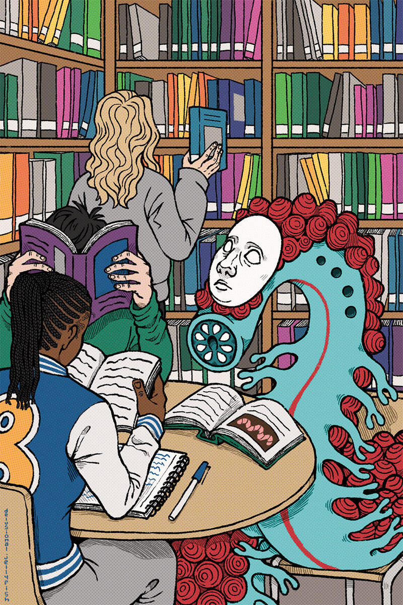 Masking In The Library, Digital, 2023