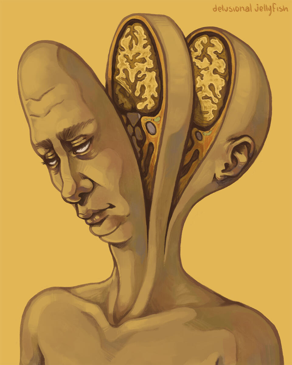 Sliced Head, Digital, 2024